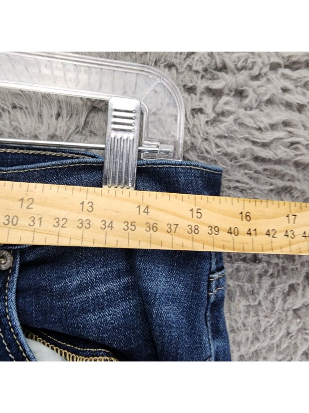 Lucky Brand Jeans Womens 12/31 Blue Stretch Denim Bridgitte Skinny *Read* - Picture 5 of 13